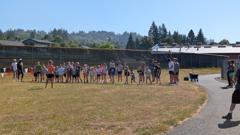 Her first race 🏃‍♂️